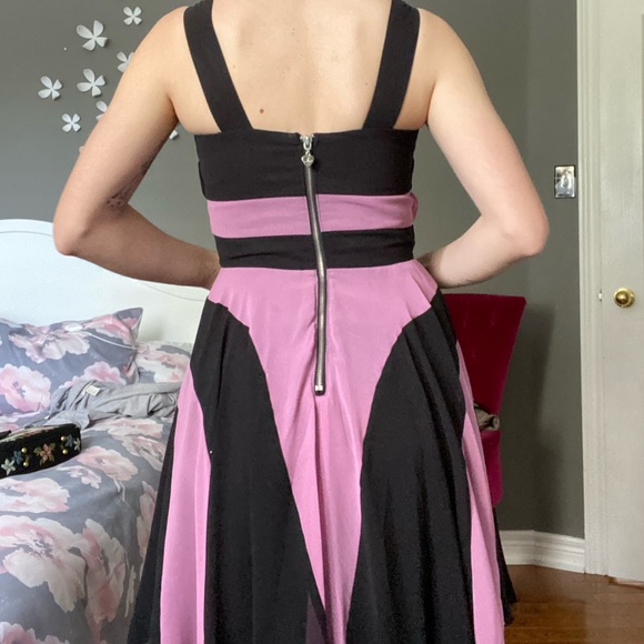 Silk Chiffon Cocktail Dress - Picture 3 of 10